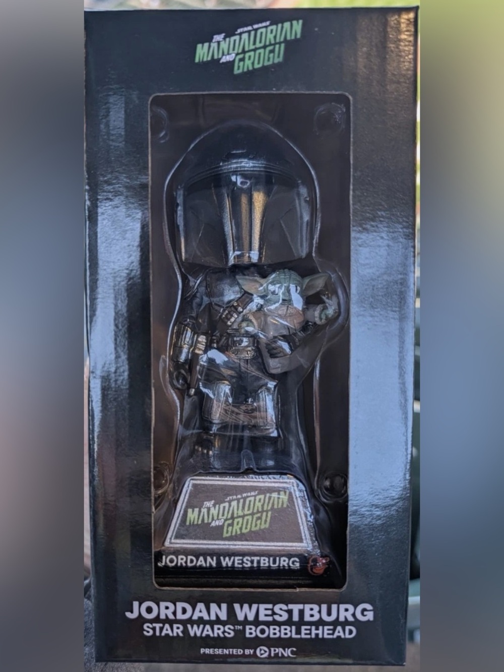 *New* Baltimore Orioles Jordan Westburg Mandalorian Grogu Star Wars Bobblehead